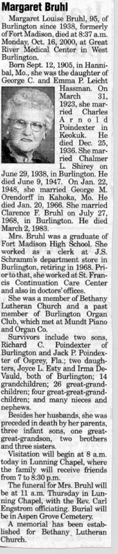 Obituary scanned and displayed here.